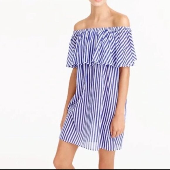 J CRE OFF THE SHOULDER BEACH COVER UP SIZE L - Picture 1 of 6